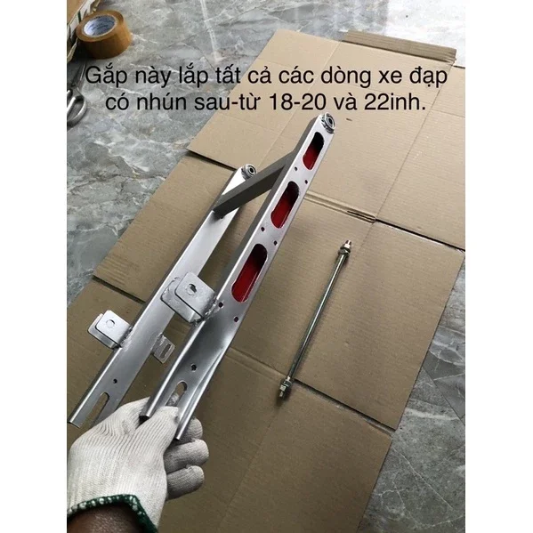Gắp phay lắp cho xe điện bánh zin