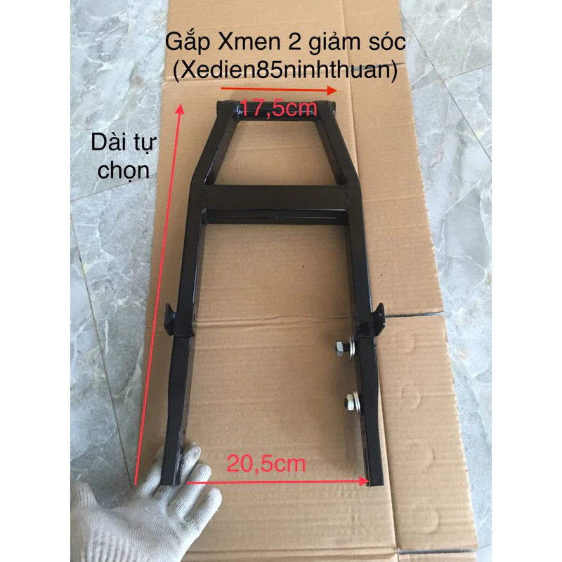 Gắp xe điện Xmen loại 2 phuộc (2 sóc) bánh zin đến 3000w