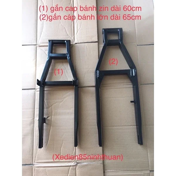 Gắp gia công lắp xe điện cap A lắp bánh lớn - dài 65cm